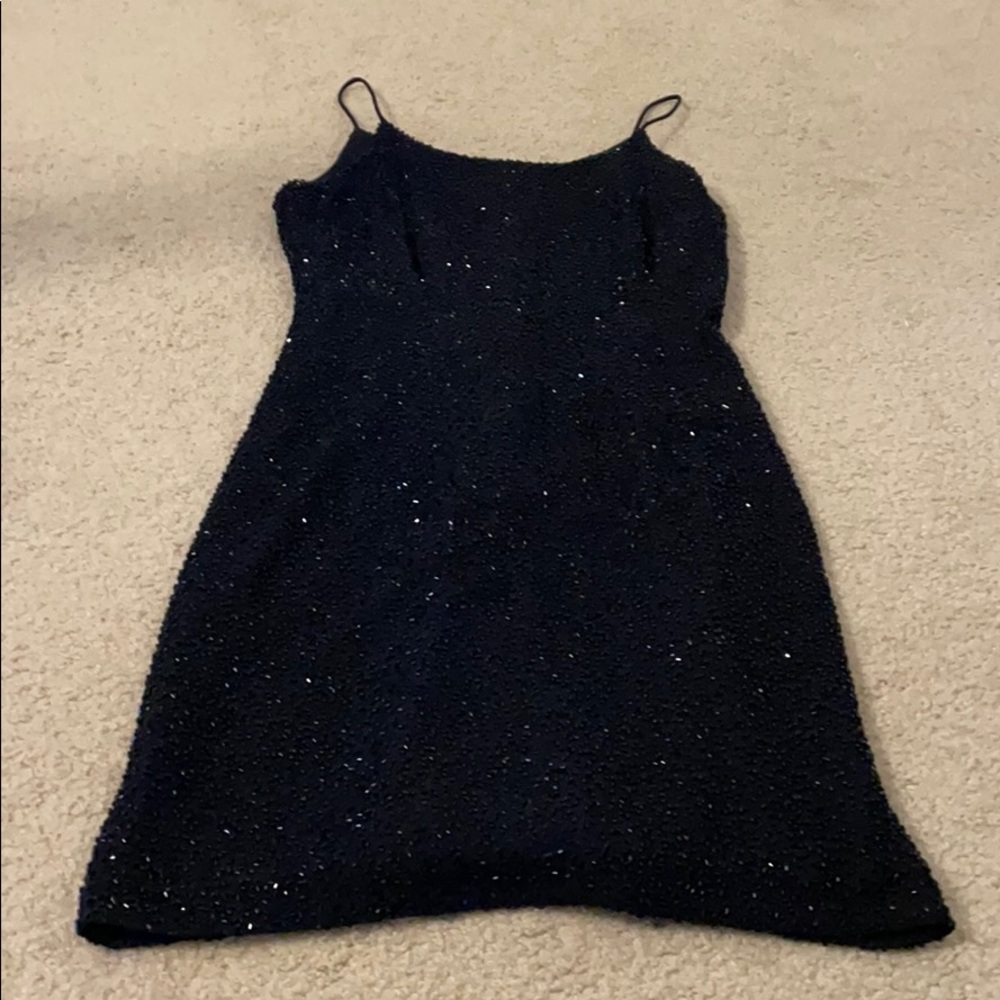 Sequin Black Dress